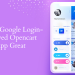 Facebook and Google login- features proved Opencart mobile app great