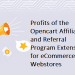 Profits of the Opencart Affiliate and Referral Program Extension for eCommerce Webstores