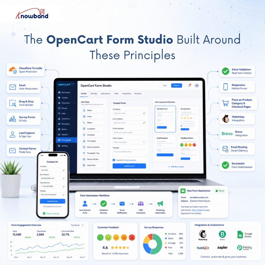 The OpenCart Form Studio Built Around These Principles